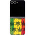 Marijuana Rasta Pattern Galaxy Z Flip6 Skin