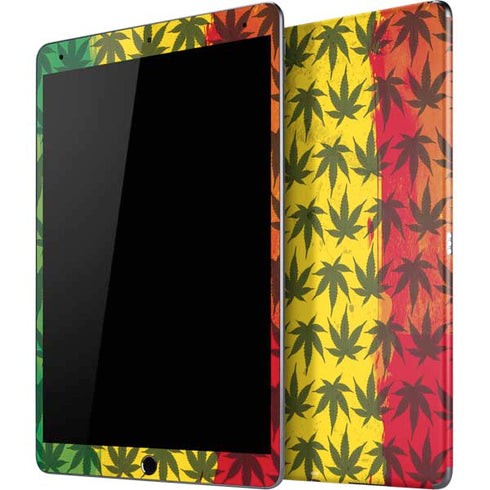 Marijuana Rasta Pattern iPad Skins