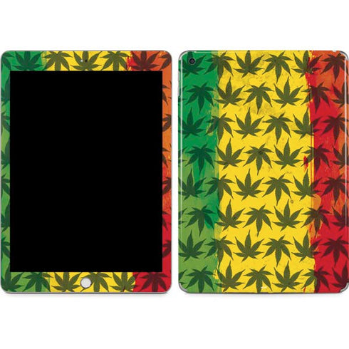 Marijuana Rasta Pattern Apple iPad Skin