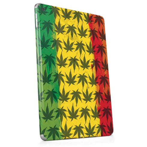 Marijuana Rasta Pattern Apple iPad Skin
