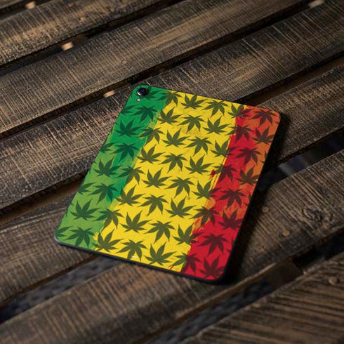Marijuana Rasta Pattern Apple iPad Pro Skin
