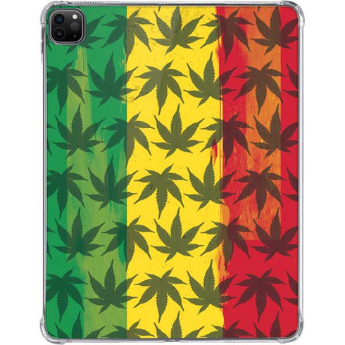 Marijuana Rasta Pattern iPad Pro 11in (2024) Clear Case