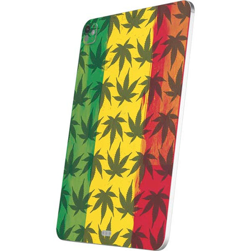Marijuana Rasta Pattern iPad Pro 13in M4 (2024) Skin