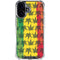 Marijuana Rasta Pattern iPhone 16 Plus Clear Case