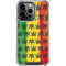 Marijuana Rasta Pattern iPhone 16 Pro Clear Case
