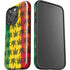 Marijuana Rasta Pattern iPhone 16 Pro Max Impact Case