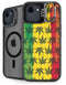 Marijuana Rasta Pattern iPhone 16e Kickstand Case