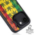Marijuana Rasta Pattern iPhone 16e Kickstand Case