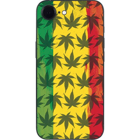 Marijuana Rasta Pattern iPhone 16e Skin