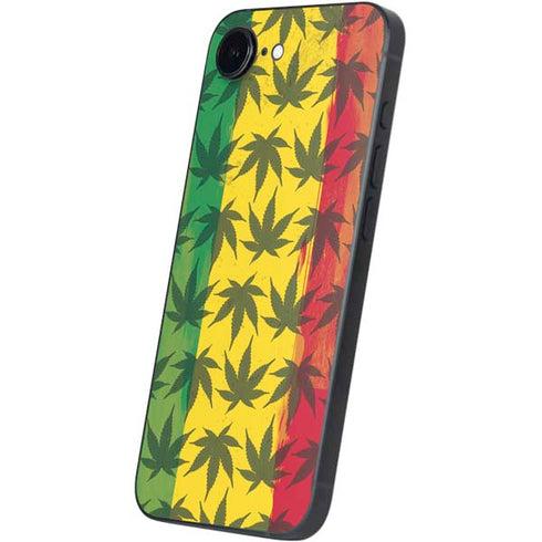 Marijuana Rasta Pattern iPhone 16e Skin