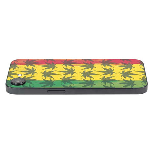 Marijuana Rasta Pattern iPhone 16e Skin