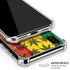 Marijuana Rasta Pattern iPhone X/XS Clear Case