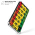 Marijuana Rasta Pattern iPhone X/XS Clear Case