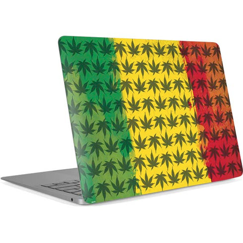 Marijuana Rasta Pattern Apple MacBook Air Skin