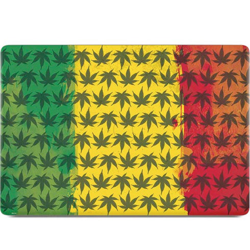 Marijuana Rasta Pattern MacBook Skins