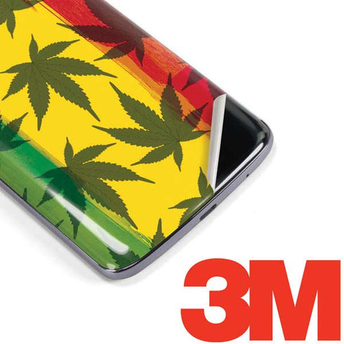 Marijuana Rasta Pattern Moto E5 Plus Skin