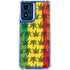 Marijuana Rasta Pattern Moto G 5G (2024) Clear Case