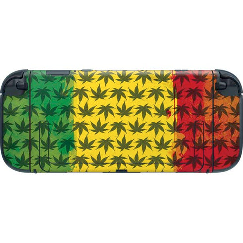 Marijuana Rasta Pattern Nintendo Switch 2 (2025) with Joy-Con Skin