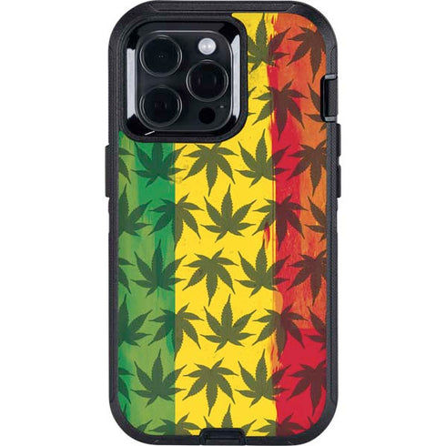 Marijuana Rasta Pattern Otterbox Defender iPhone Skin