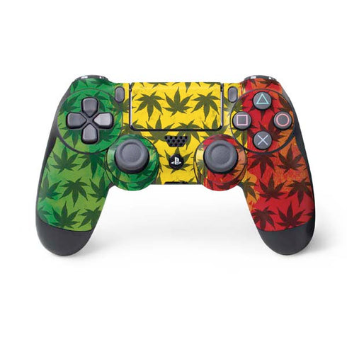 Marijuana Rasta Pattern PlayStation PS4 Skins