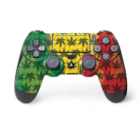 Marijuana Rasta Pattern PlayStation PS4 Skins