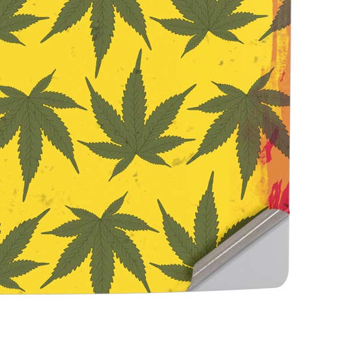 Marijuana Rasta Pattern PS5 Pro Disk Console Skin