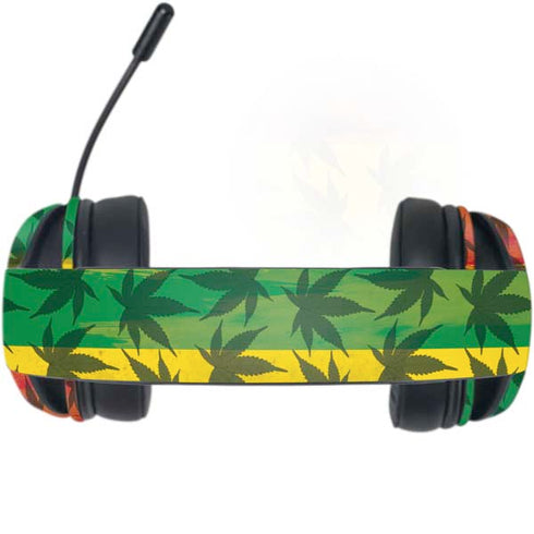 Marijuana Rasta Pattern Razer Kraken X Skin