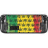 Marijuana Rasta Pattern Steam Deck Handheld Gaming Computer Skin
