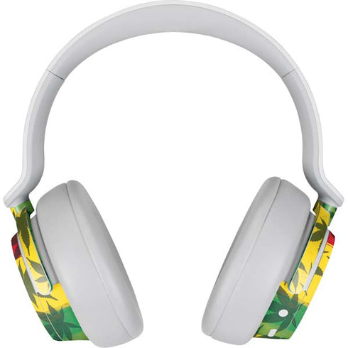Marijuana Rasta Pattern Surface Headphones Skin