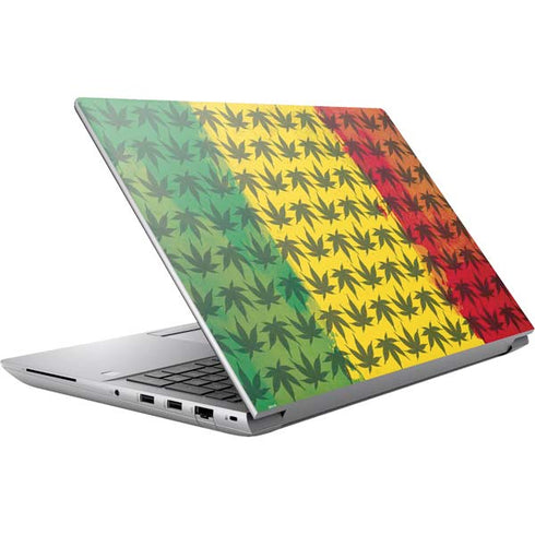 Marijuana Rasta Pattern HP ZBook Fury 16 G10 Skin