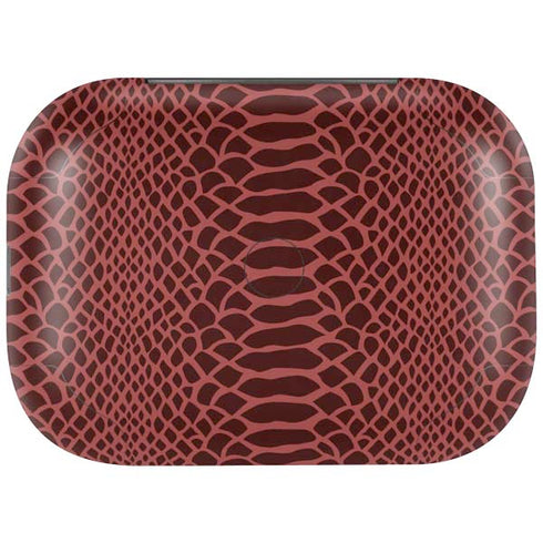 Marsala Snake Skin Amazon Echo Buds Skin
