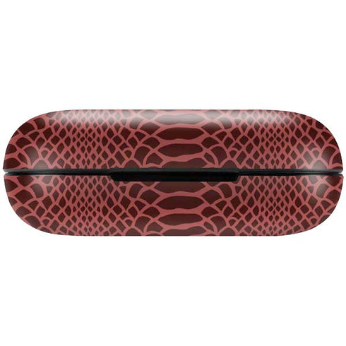 Marsala Snake Skin Amazon Echo Buds Skin