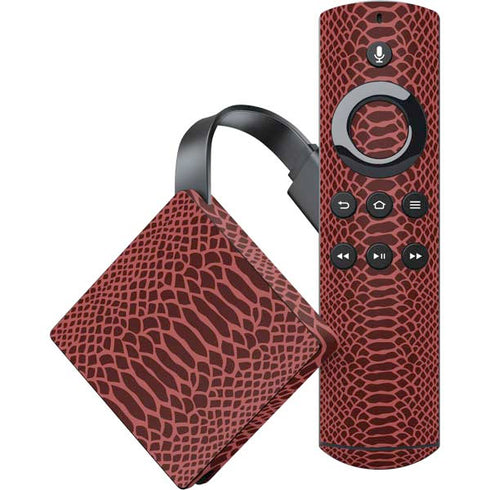 Marsala Snake Skin Amazon Fire TV Skin