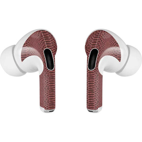 Marsala Snake Skin AirPods Skins