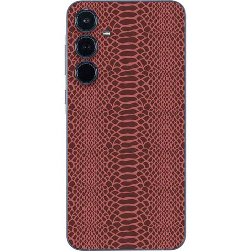 Marsala Snake Skin Galaxy A35 5G Skin