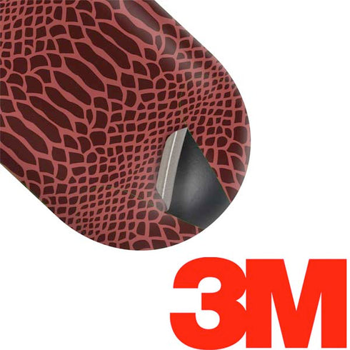 Marsala Snake Skin Galaxy Buds Skin