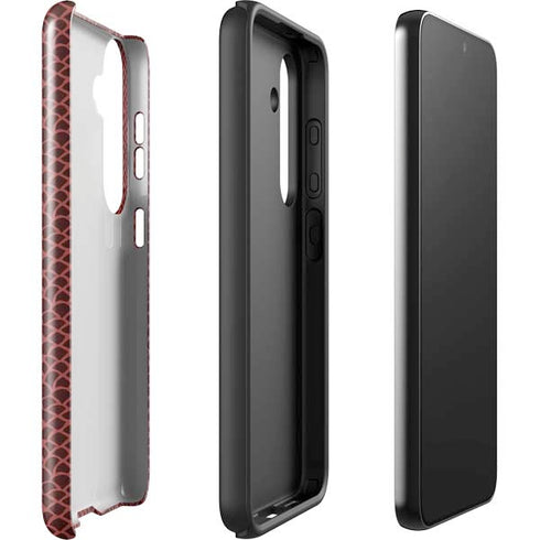 Marsala Snake Skin Galaxy S25 Impact Case