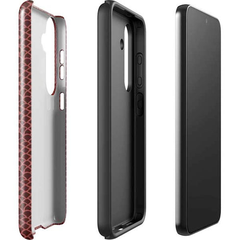 Marsala Snake Skin Galaxy S25 Plus Impact Case