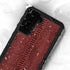 Marsala Snake Skin Galaxy S24 Plus Waterproof Case