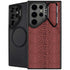 Marsala Snake Skin Galaxy Cases