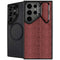 Marsala Snake Skin Galaxy S24 Ultra Kickstand Case