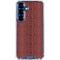 Marsala Snake Skin Galaxy S25 Clear Case