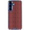 Marsala Snake Skin Galaxy S25 Plus Clear Case