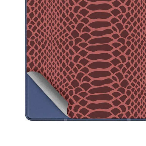 Marsala Snake Skin Galaxy Z Fold6 Skin