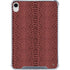 Marsala Snake Skin iPad 11th Gen (2025) Clear Case