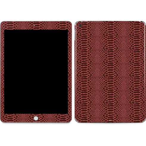 Marsala Snake Skin Apple iPad Skin