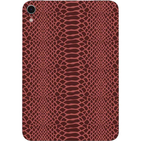 Marsala Snake Skin Apple iPad Mini Skin