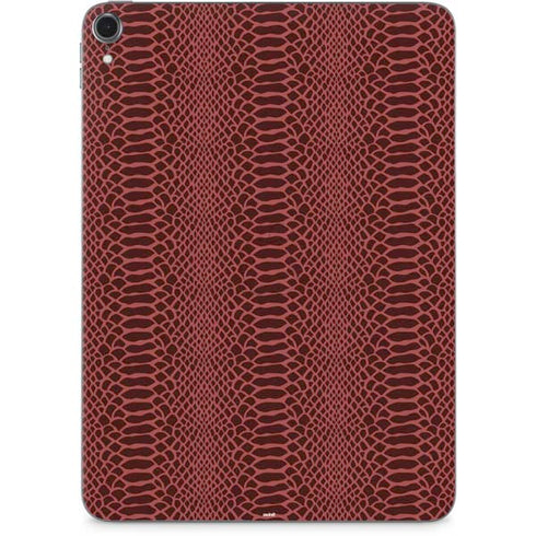 Marsala Snake Skin Apple iPad Pro Skin