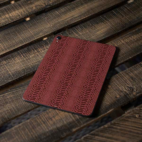 Marsala Snake Skin Apple iPad Pro Skin