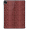 Marsala Snake Skin iPad Pro 11in (2024) Clear Case
